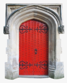 Portal, Door, Sand Stone, Input, Old Door, Old, Wood - Old Red Door, HD Png Download, Transparent PNG