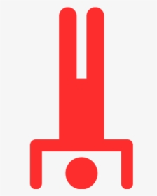 Handstand Icon@1000x - Sign, HD Png Download, Transparent PNG