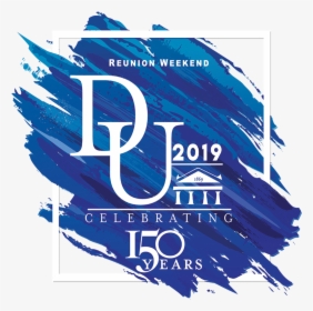 Alumni Reunion Logo 2019 - Blue Splash Paint Png, Transparent Png, Transparent PNG