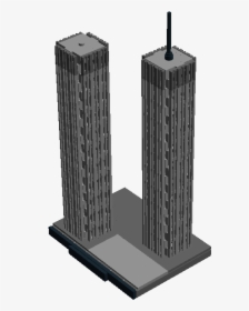 Twin Towers Transparent, HD Png Download, Transparent PNG