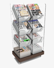 Bartuf Twin Tower Newspaper Display  title Bartuf Twin - Shelf, HD Png Download, Transparent PNG
