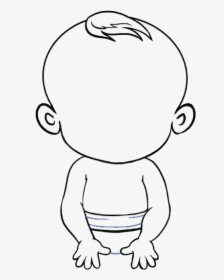 How To Draw Baby - Draw A Baby Easy, HD Png Download, Transparent PNG