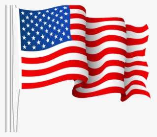 Map Of The Usa Flag Clipart Transparent - American Flag Png Clipart, Png Download, Transparent PNG