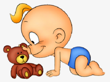 Animated Clipart Baby - Cute Baby Clipart Gif, HD Png Download, Transparent PNG