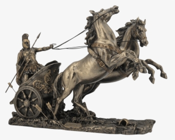 Achilles With Chariot Statue - Horse Chariot, HD Png Download, Transparent PNG