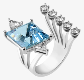 Transparent Aquamarine Png - Pre-engagement Ring, Png Download, Transparent PNG