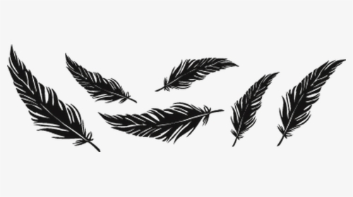 #png #overlay #edit #tumblr #plumas #feathers - Feather Tattoo Png, Transparent Png, Transparent PNG