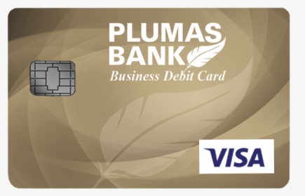 Plumas Bank Business Debit Card - Multimedia Software, HD Png Download, Transparent PNG
