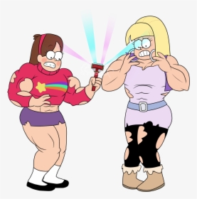 Shattered Crystal - Gravity Falls Mabel Muscle, HD Png Download, Transparent PNG