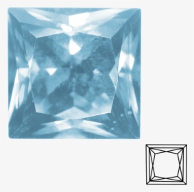 Aquamarine Ctverec - Diamond, HD Png Download, Transparent PNG
