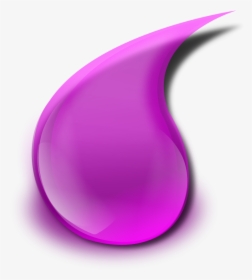Purple Rain Png - Purple Water Drop Clipart, Transparent Png, Transparent PNG