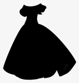 Disney Princess Dress Png Background - Silhouette, Transparent Png, Transparent PNG