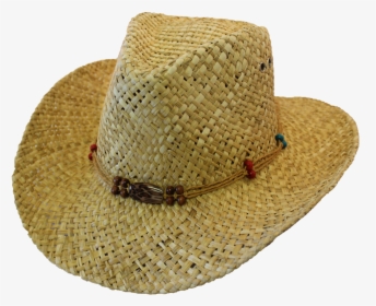 Casual Rush Straw Hat In Leopard Bead - Cowboy Hat, HD Png Download, Transparent PNG