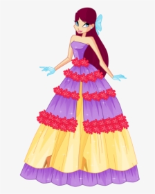 Transparent Princess Dress Clipart - Ball Gown, HD Png Download, Transparent PNG