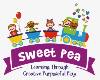 Sweet Pea Nursery Train Logo - Cartoon, HD Png Download, Transparent PNG