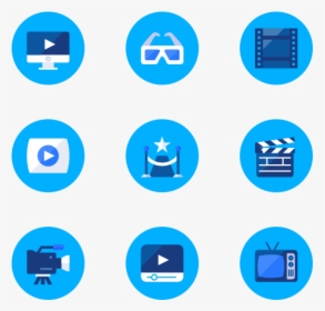 Essential Set - Blue Icons, HD Png Download, Transparent PNG
