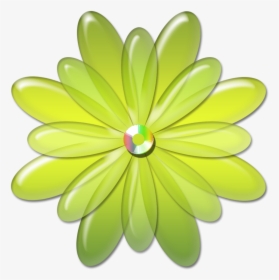 Transparent Flores Dibujo Png - Flores Verdes Png, Png Download, Transparent PNG