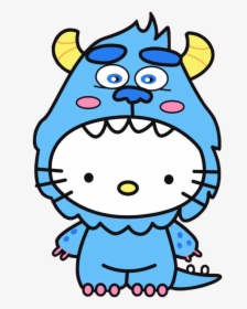 #hellokitty #sully #monstersinc #monster #scary #kawaii - Hello Kitty, HD Png Download, Transparent PNG