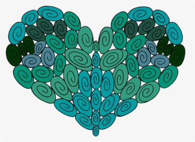 60 Swirl Heart - Pill, HD Png Download, Transparent PNG
