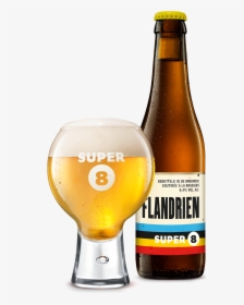 Flandrien - Super 8 Bier Flandrien, HD Png Download, Transparent PNG