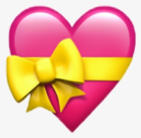 #emoji #rosa #regalo #cute #whatsapp #corazon - Iphone Emoji Hearts Transparent, HD Png Download, Transparent PNG