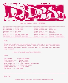 Nfo De La Release Dumb, HD Png Download, Transparent PNG