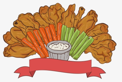 Korean Fried Chicken Wing - Chicken Wings Vector File, HD Png Download, Transparent PNG