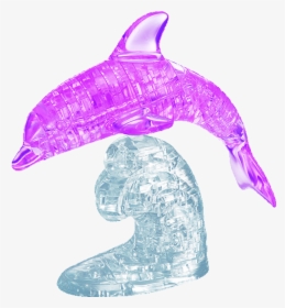 3d Crystal Puzzle Deluxe - Crystal Pink Dolphin, HD Png Download, Transparent PNG
