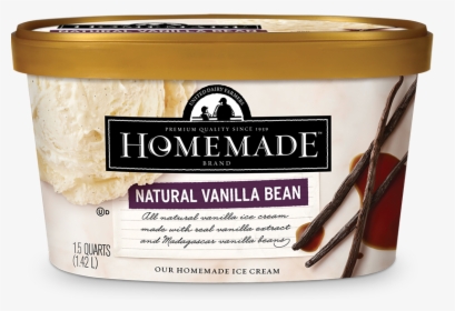Homemade Brand Natural Vanilla Bean Ice Cream 48oz - Chocolate Truffles Ice Cream, HD Png Download, Transparent PNG