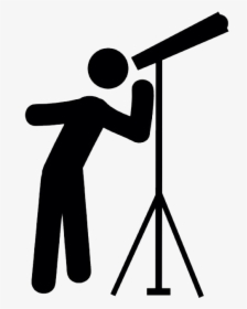 Man With Binocular Icon, HD Png Download, Transparent PNG