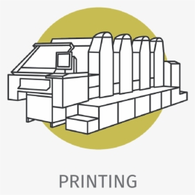 Offset Printing Machine Icon, HD Png Download, Transparent PNG
