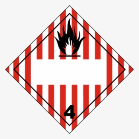 Class 4 Flammable Solids, HD Png Download, Transparent PNG
