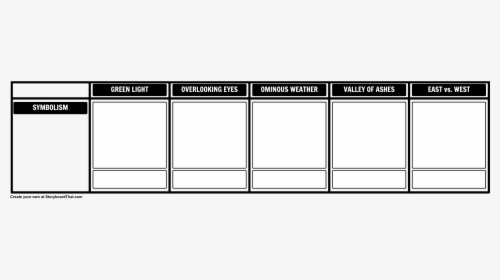 Graphic Organizer For Symbolism, HD Png Download, Transparent PNG