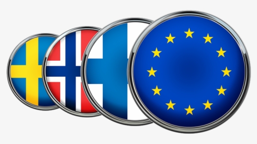 Scandinavia, Eu, Europe, Sweden, Norway, Finland - European Union Flag, HD Png Download, Transparent PNG