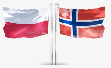 Flaga Polski I Norwegii, HD Png Download, Transparent PNG