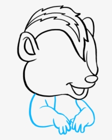 How To Draw Skunk - Cartoon, HD Png Download, Transparent PNG