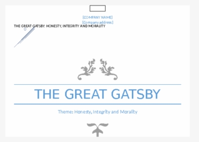 Essay On Great Gatsby - Paper Product, HD Png Download, Transparent PNG