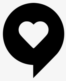 Heart Icon Png Round - Heart, Transparent Png, Transparent PNG