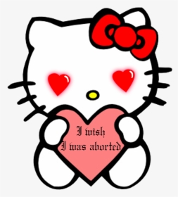 Not Your Bitch Candy Gory Cream Pie Tattoo Artist Usa - Hello Kitty Sketch Drawing, HD Png Download, Transparent PNG