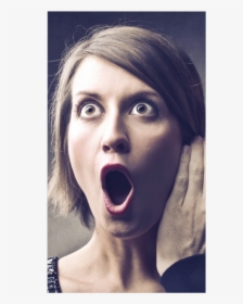 Surprise Girl Openmouth Mouth What Freetoedit - Gossip, HD Png Download, Transparent PNG