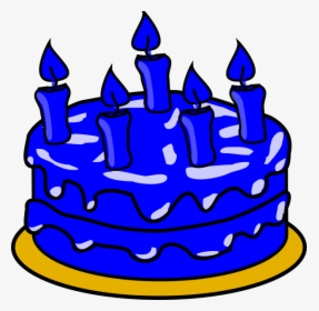 Cake Clipart Blue Clip - Birthday Cake Clip Art, HD Png Download, Transparent PNG