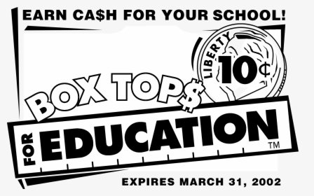 Box Tops Logo Black And White - Box Tops Black And White, HD Png Download, Transparent PNG