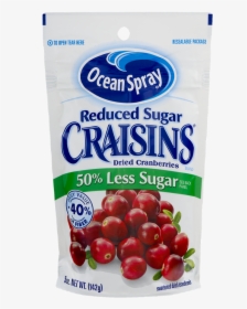 Ocean Spray Craisins Dried Cranberries Reduced Sugar, - Ocean Spray Cranberry, HD Png Download, Transparent PNG