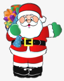 Cartoon Santa Clip Art - Christmas Clip Art Santa, HD Png Download, Transparent PNG