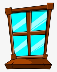 Paned Window Clip Art - Window Clipart, HD Png Download, Transparent PNG