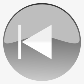 Windows Media Player Skip Back Button Grey Svg Clip - Back Button Icon Small Png, Transparent Png, Transparent PNG