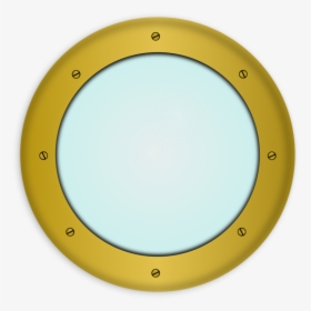 Material,yellow,window - Porthole Transparent, HD Png Download, Transparent PNG