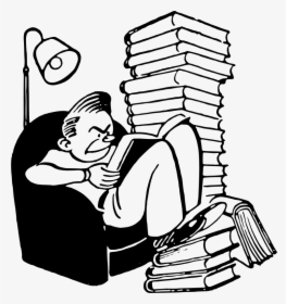 Review Clipart Literature - Clipart People Reading, HD Png Download, Transparent PNG