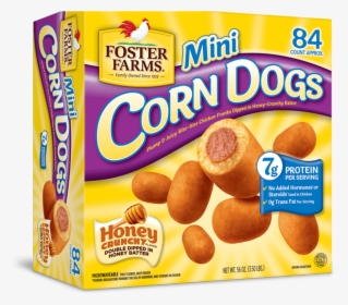 Mini Honey Crunchy Corn Dogs 84 Ct - Foster Farms Corn Dogs, HD Png Download, Transparent PNG