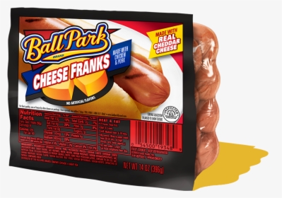 Ball Park Cheese Hot Dogs - Ball Park Franks, HD Png Download, Transparent PNG